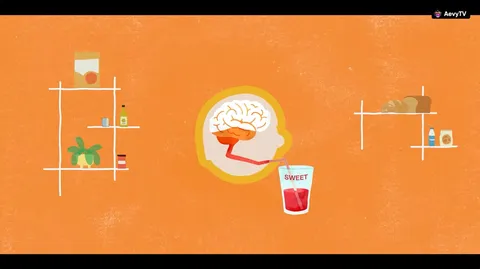 Illustrated brain animation